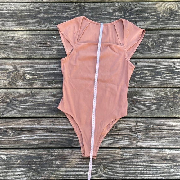 Bodysuit: Ribbed Square Neck - Picture 6 of 9